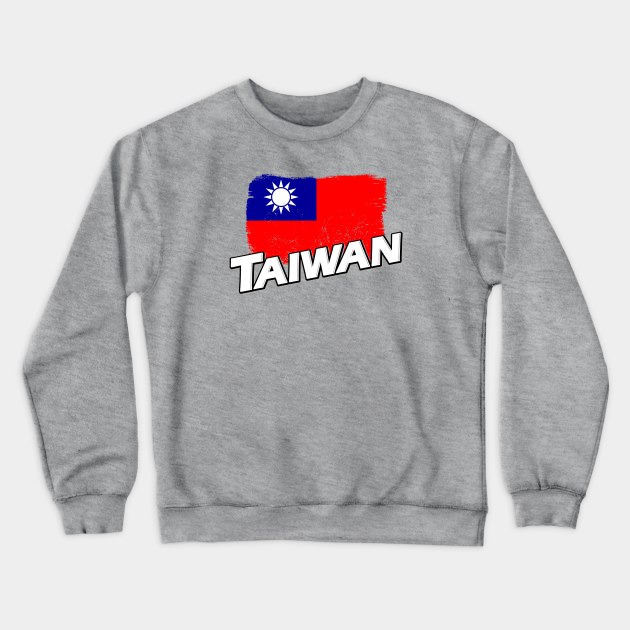Taiwan flag Crewneck Sweatshirt by PVVD